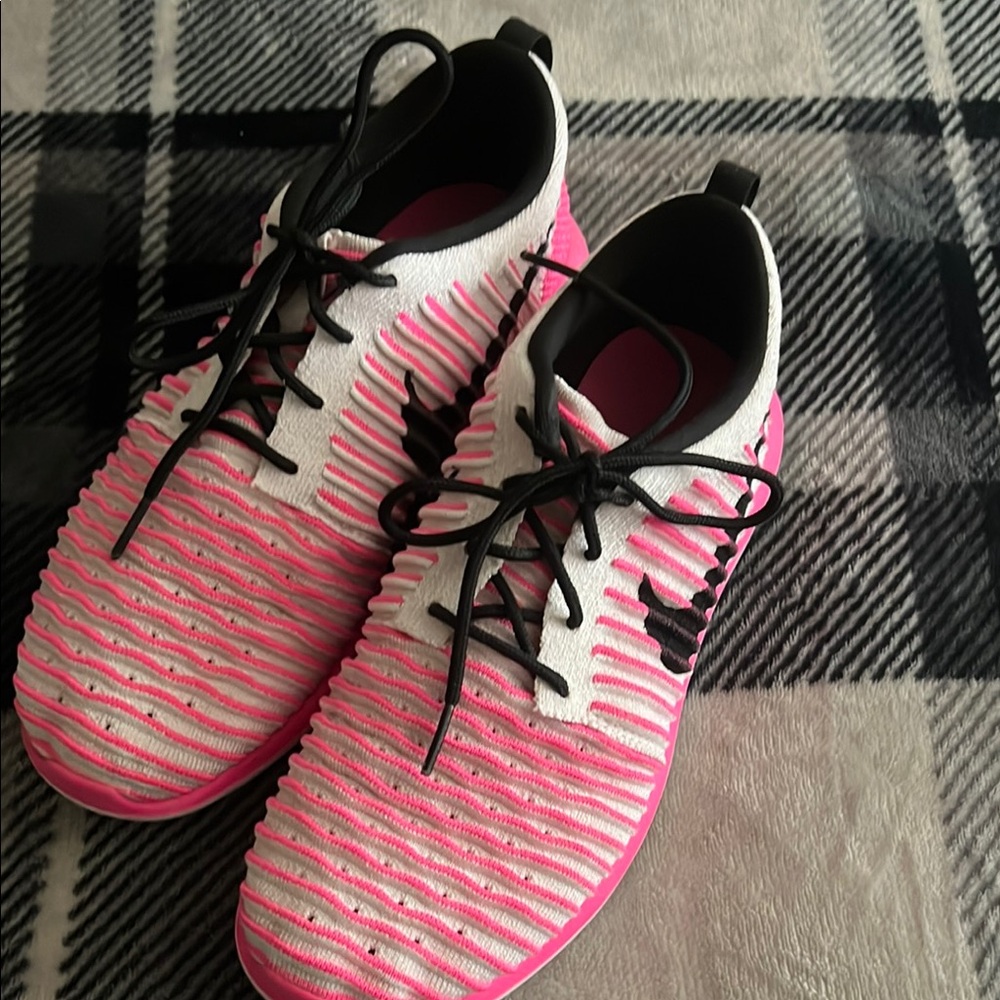 Nike Yourh  Pink and White Athletic Shoes